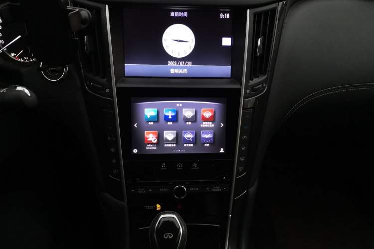 Used Infiniti Q50L 2018 2.0T Comfort Edition China VI Standard Audio And AC Panel