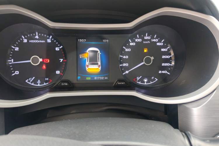 Used Geely Auto Emgrand GS 2019 1.4T CVT Active Odometer Close Up