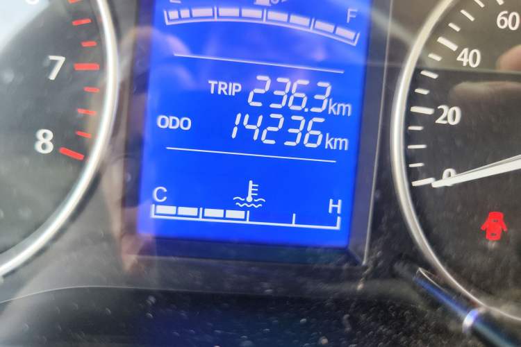 Used CHANGAN KUAYUE Xing V5 2021 1.6L Fortune-Attracting Edition Comfort Model DAM16KR Odometer Close Up