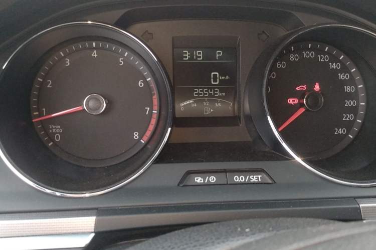 Used Volkswagen Bora 2020 1.5L Automatic Fashion Edition Odometer Close Up