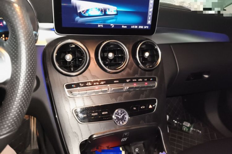 Used Mercedes-Benz C-Class 2021 C 260 L Sport Edition Star Collection Audio And AC Panel