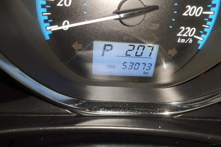 Used Toyota YARiS L Zhi Xuan 2019 1.5E CVT Dynamic Edition China VI compliant Odometer Close Up