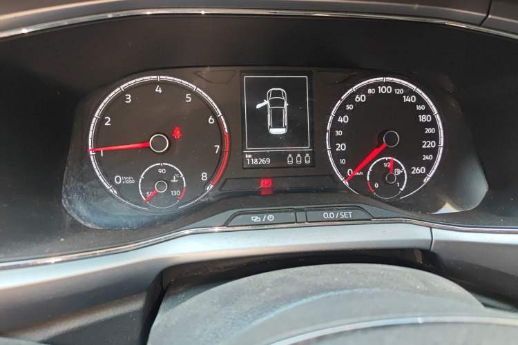 Used Volkswagen T-Cross 2019 1.5L Automatic Comfort Edition Odometer Close Up