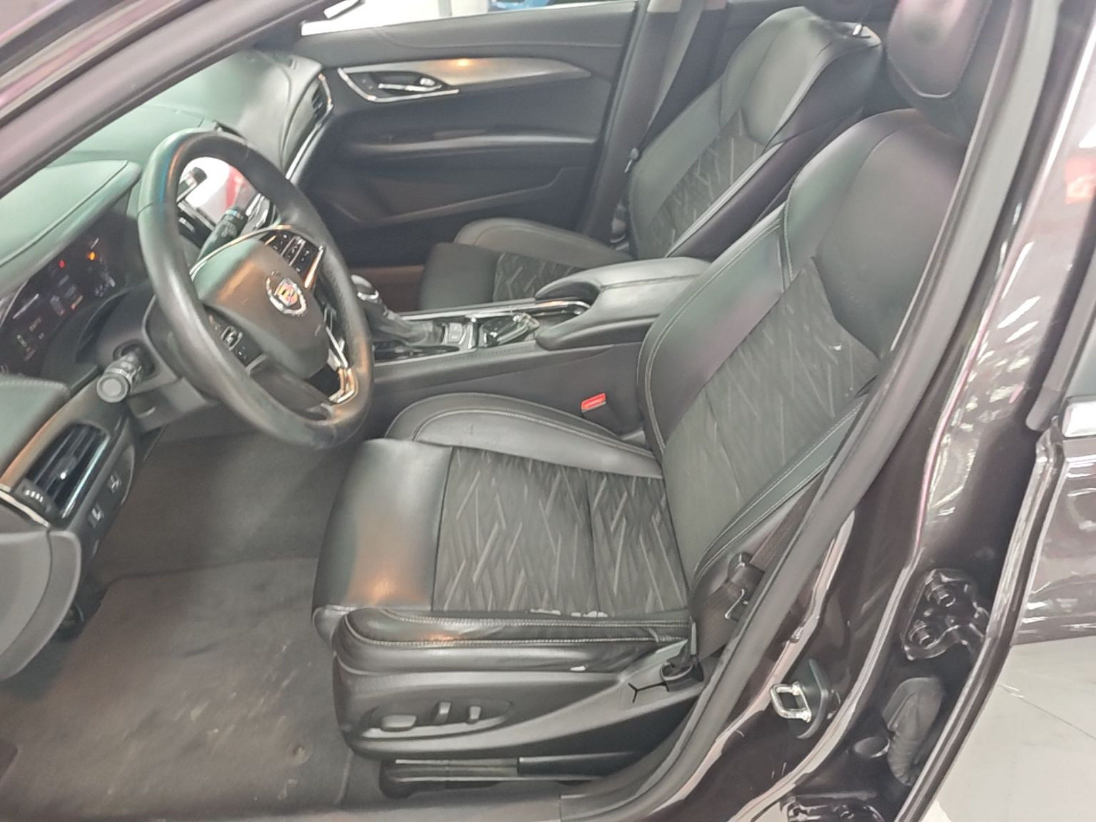 Vordere Reihe im Auto