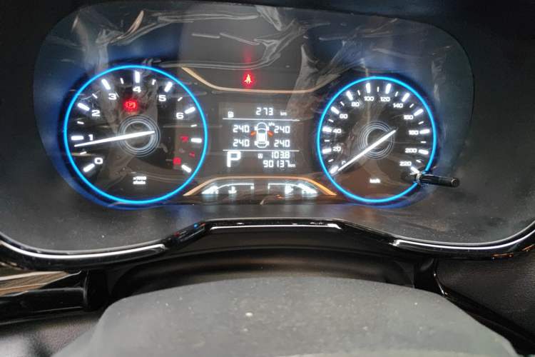 Used GAC Trumpchi GS4 2018 235T Automatic Two-Wheel Drive Elite Edition Odometer Close Up