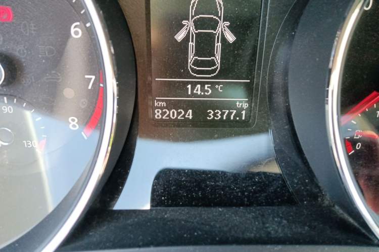 Used Volkswagen Sagitar 2018 280TSI DSG Ignite Edition Odometer Close Up