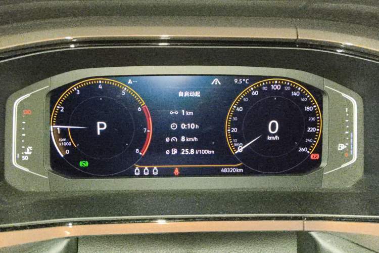 Used Volkswagen Tharu 2019 330TSI Four-Wheel Drive Flagship Model China VI Standard Instrument Cluster