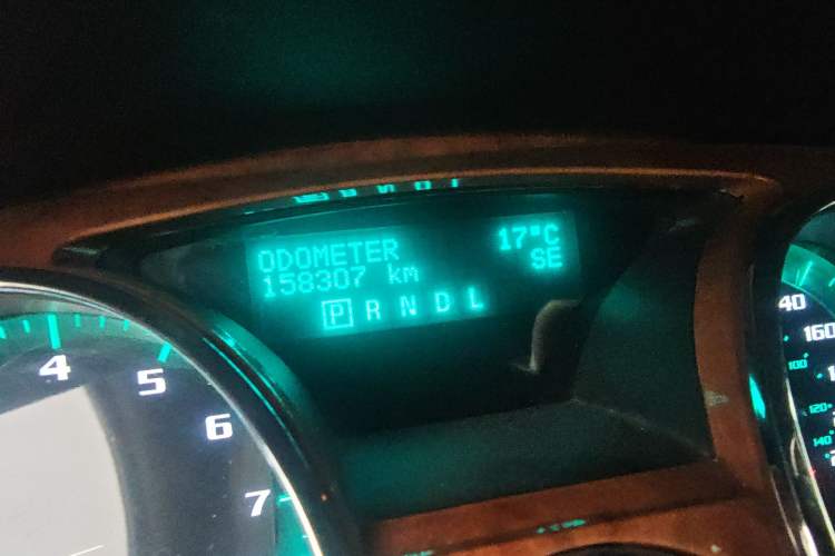 Used Buick Enclave  Odometer Close Up