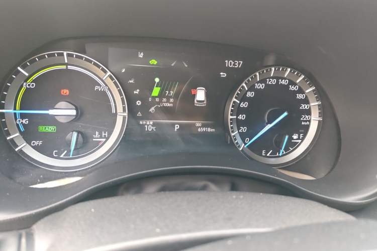 Used Toyota Highlander 2022 Dual-Engine 2.5L Four-Wheel Drive Luxury Edition 7 Seats Odometer Close Up