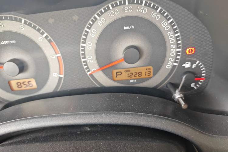 Used Toyota Corolla 2013 Special Edition 1.6L Automatic Cool GL Model Odometer Close Up