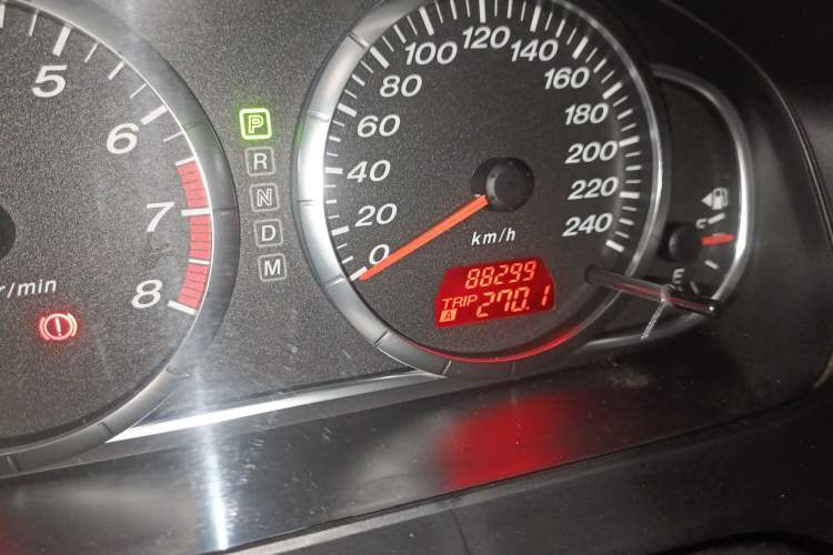 Used Mazda 6 2012 2.0L Automatic Fashion Edition Odometer Close Up