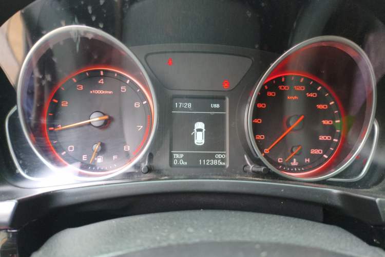 Used Hanteng X7 2016 1.5T Manual Luxury Edition Instrument Cluster