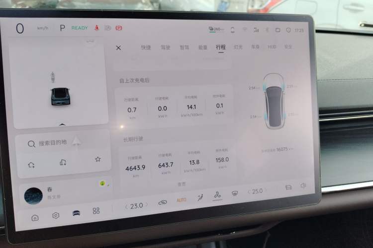 Used CHANGAN NEVO A07 2025 Pure Electric "True Fragrance" Edition 625 Flagship Model Instrument Cluster