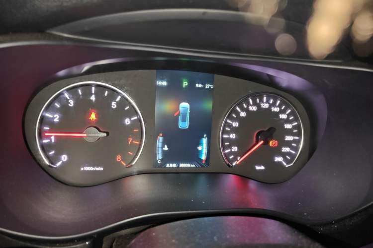 Used BYD Song MAX 2019 1.5T Automatic Smart Connect Prestige Model 6 Seats China VI Standard Instrument Cluster