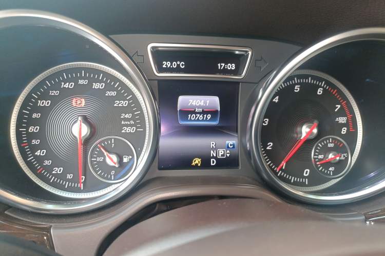 Used Mercedes-Benz GLS 2018 Refreshed GLS 400 4MATIC Dynamic Edition Odometer Close Up