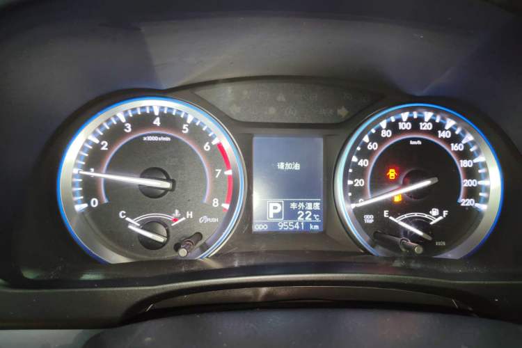 Used Toyota Highlander 2017 2.0T Two-Wheel Drive Luxury Edition 7 Seats Instrument Cluster