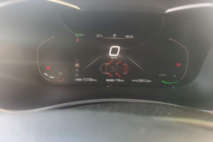 Used BAIC Beijing EU5 2022 Ride-Hailing Edition Instrument Cluster