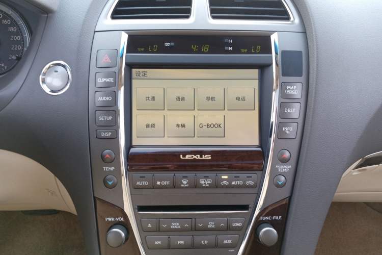 Used Lexus ES 2010 240 Luxury Edition Audio And AC Panel