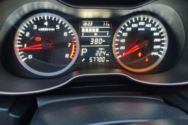 Used Bestune X40 2019 1.6L Automatic Luxury Edition China VI Odometer Close Up