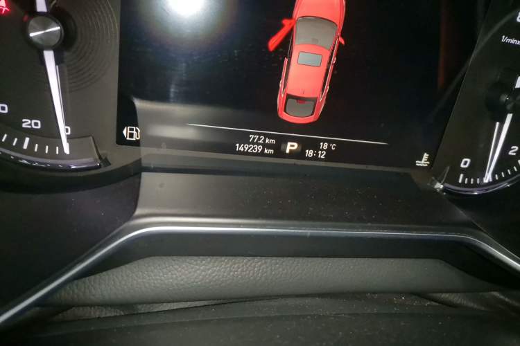 Used MG 6 2018 20T Automatic Trophy Premium Internet Edition China VI Standard Odometer Close Up