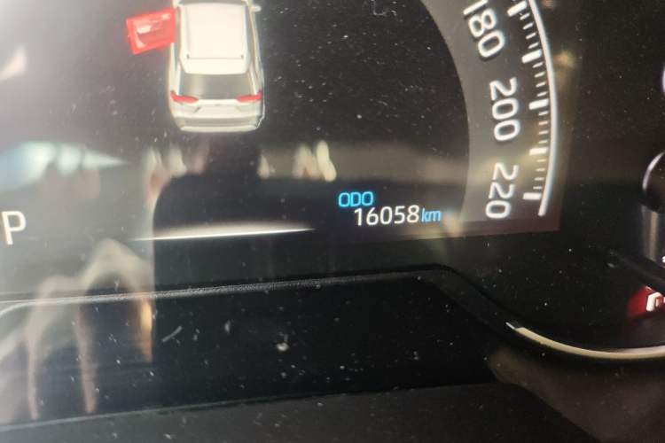 Used Toyota RAV4 2020 2.0L CVT Two-Wheel Drive Fashion Edition Odometer Close Up