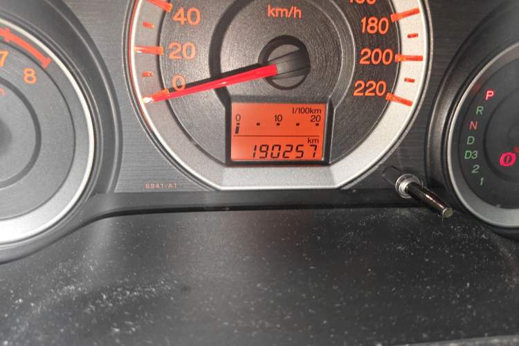 Used Honda City Classic 2008 1.5L Automatic Elite Edition Odometer Close Up