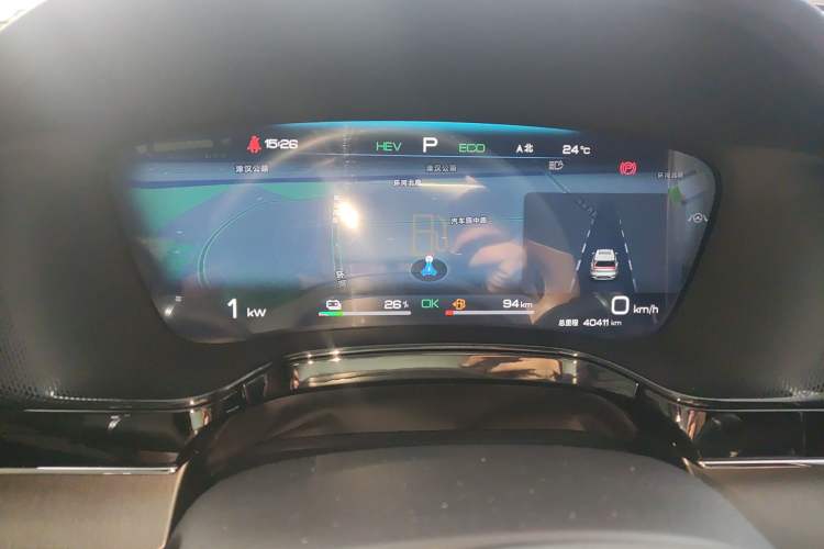 Used BYD Tang New Energy 2024 DM-i Glory Edition 112KM Prestige Model Instrument Cluster