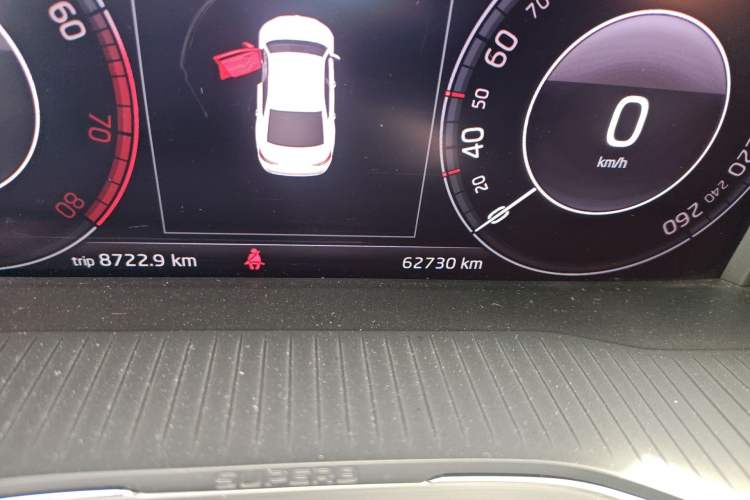 Used Skoda Superb 2021 TSI330 DSG Comfort Edition Odometer Close Up