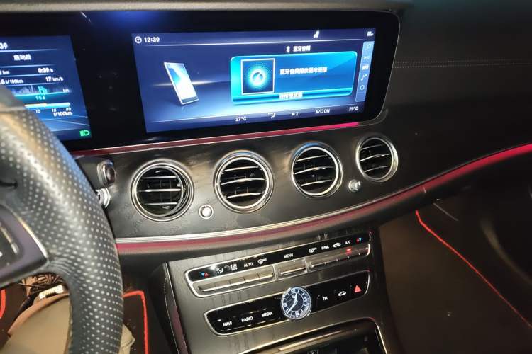 Used Mercedes-Benz E-Class 2018 E 200 L Sport Edition Audio And AC Panel