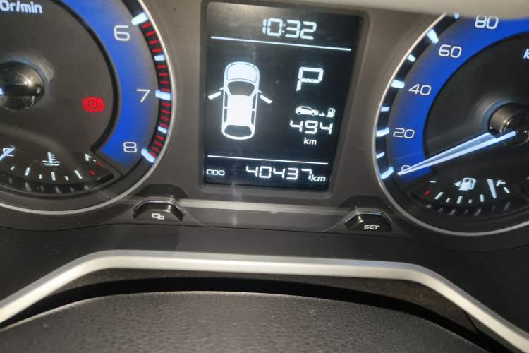 Used Geely Auto Vision X3 2019 Upgraded Model 1.5L CVT Prestige Version Odometer Close Up