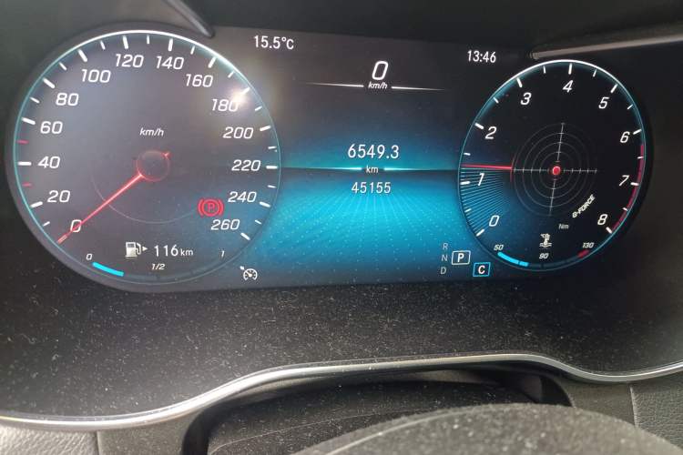 Used Mercedes-Benz GLC Coupe 2020 GLC 260 4MATIC Coupe SUV Odometer Close Up