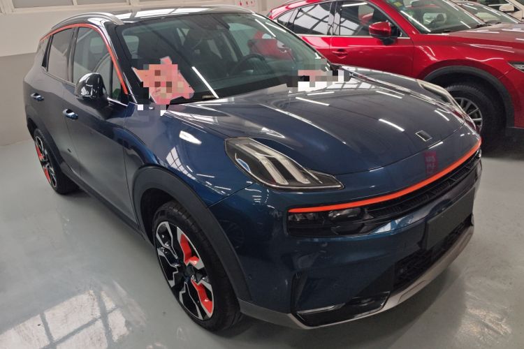 Used Lynk & Co 06 2021 1.5T Shero Pink Special Edition Front Right 45 Deg