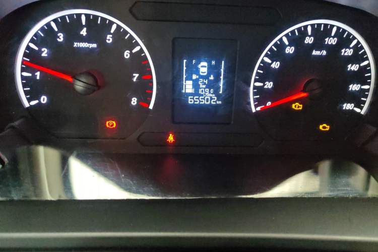 Used FORTHING Lingzhi PLUS 2021 2.0L Manual Luxury 7-Seater Odometer Close Up