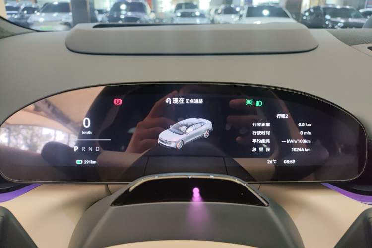 Used Zeekr 007 2025 Four-Wheel Drive Intelligent Driving Version 75 kWh Instrument Cluster