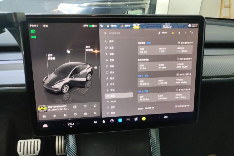 Used Tesla Model Y 2022 Long-Range All-Wheel-Drive Version Instrument Cluster