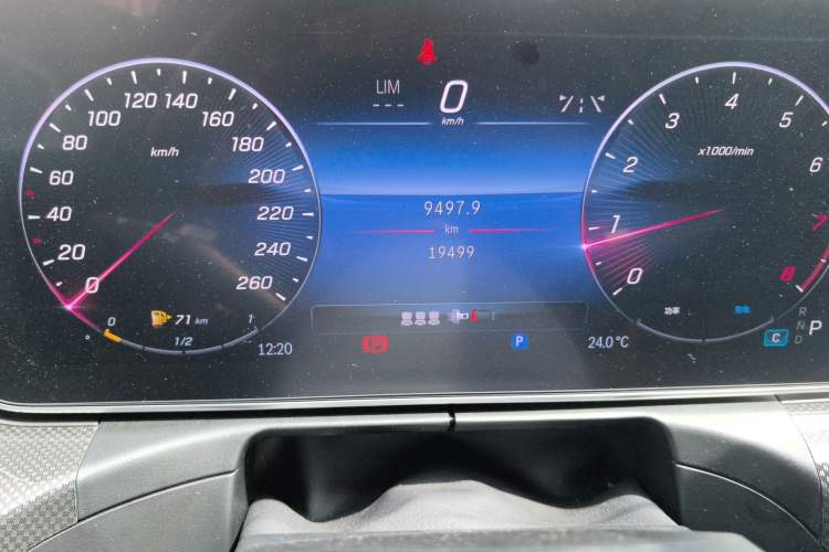 Used Mercedes-Benz C-Class 2025 C 260 L Sport Edition Odometer Close Up