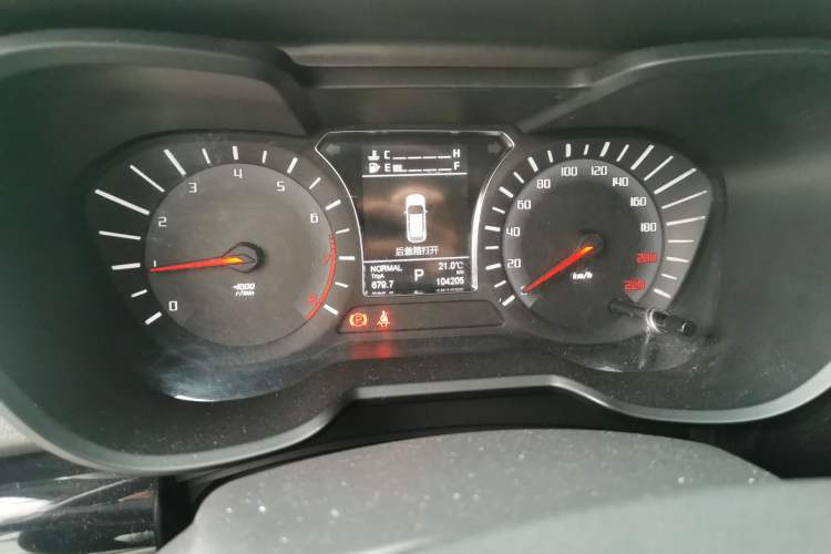 Used GAC Trumpchi GS4 2017 235T G-DCT Two-Wheel Drive Elite Edition Odometer Close Up