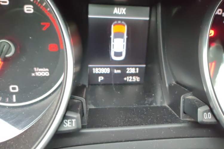 Used Audi A5 2016 Restyled Sportback 45 TFSI Comfort Version Odometer Close Up