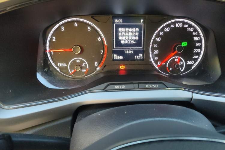 Used Volkswagen T-Cross 2019 280TSI DSG Comfort Edition Odometer Close Up