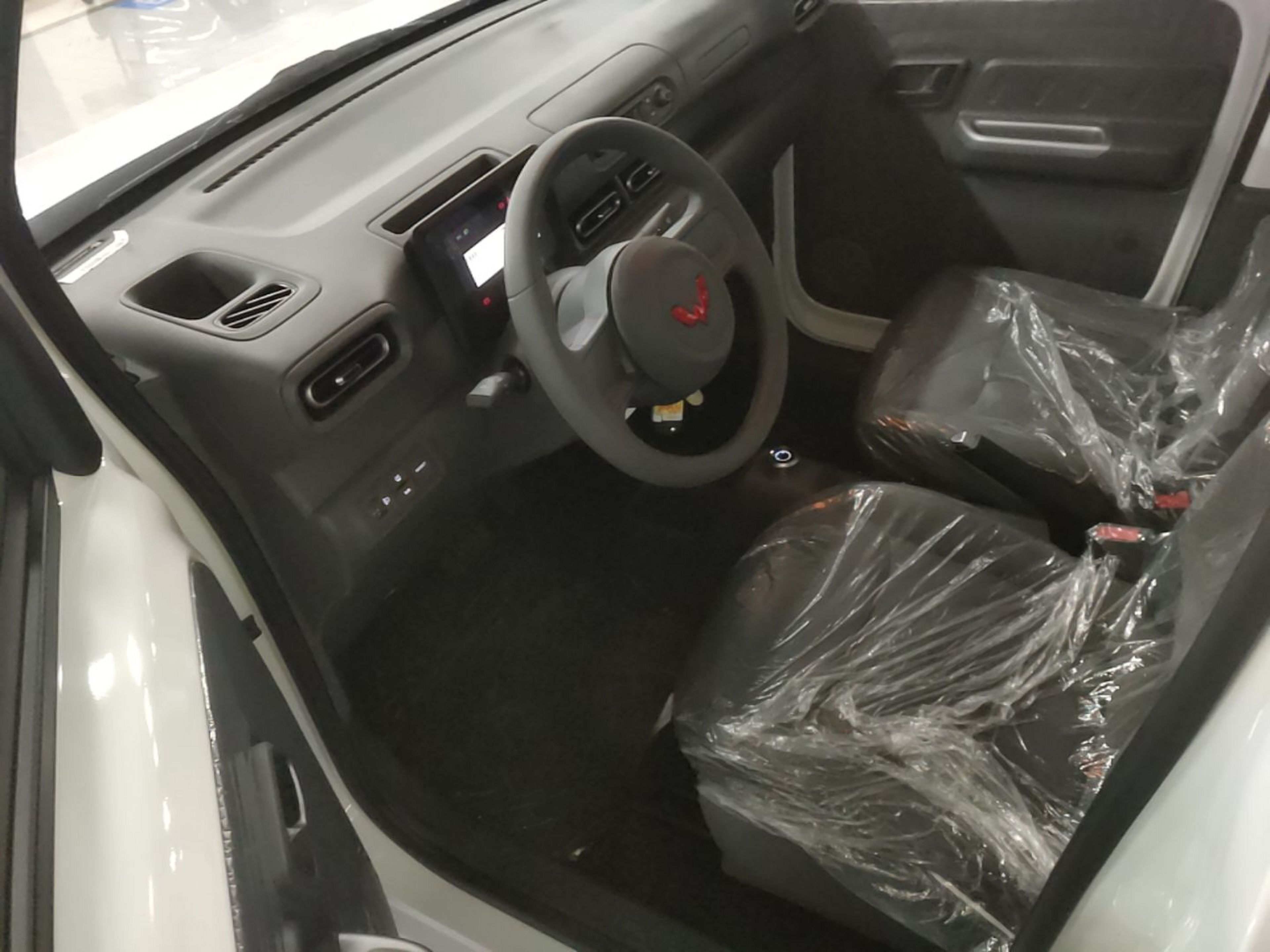 Vordere Reihe im Auto