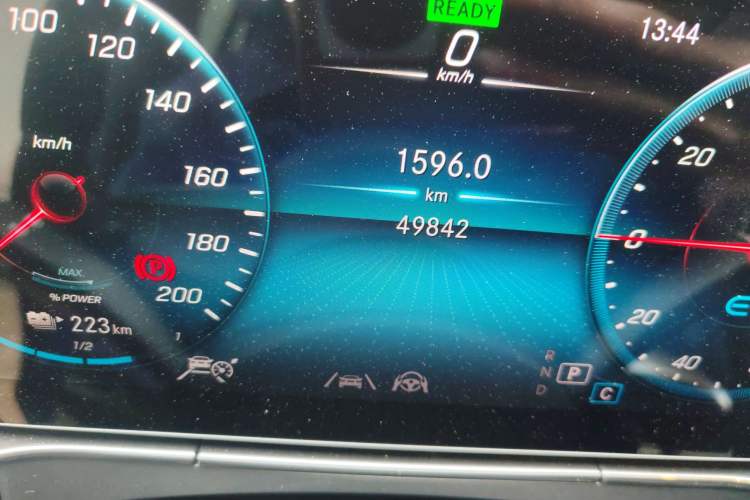 Used Mercedes-Benz EQC 2021 EQC 400 4MATIC Odometer Close Up