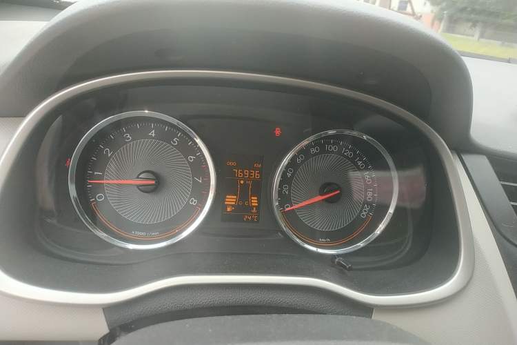 Used Chevrolet Sail 2016 Sail 3 1.3L Manual Comfort Sunroof Edition Odometer Close Up