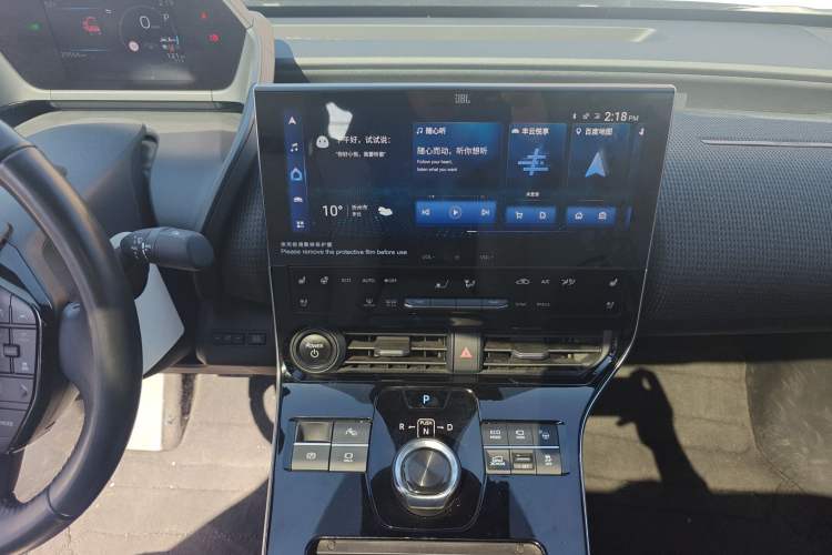 Used Toyota GAC bZ4X 2022 X-MODE Four-Wheel Drive Ultra Audio And AC Panel