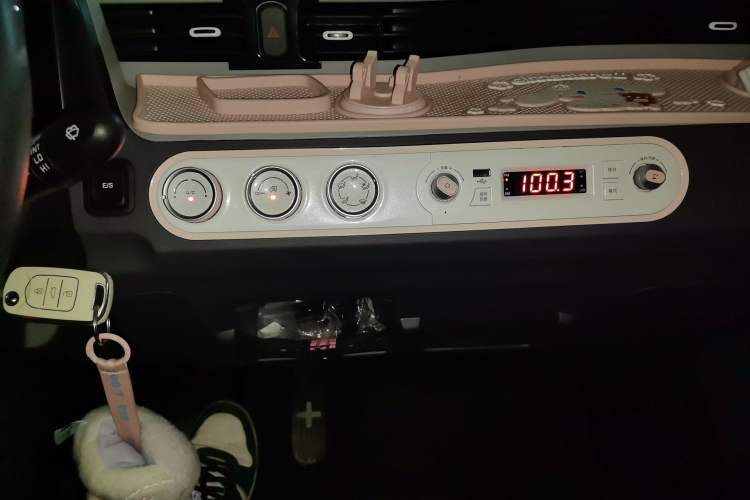 Used Wuling Hongguang MINIEV 2021 Macaron Fashion Model Lithium Iron Phosphate Audio And AC Panel