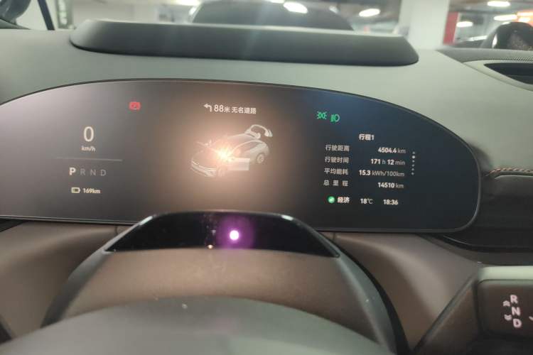 Used Zeekr 007GT 2025 Rear-Drive Intelligent Driving Version 75 kWh Instrument Cluster