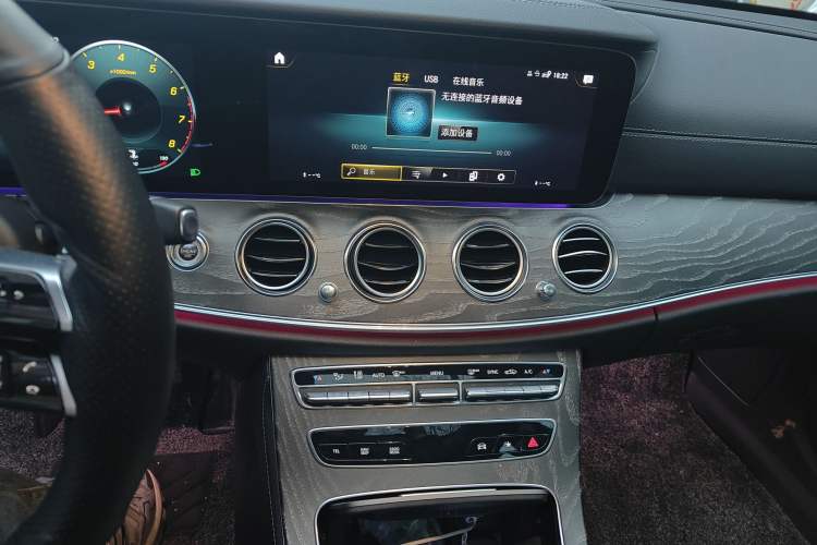 Used Mercedes-Benz E-Class 2022 E 300 L Sporty and Stylish Model Audio And AC Panel