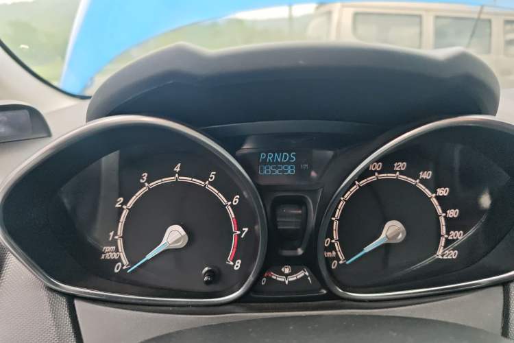 Used Ford Fiesta 2013 Hatchback 1.5L Automatic Fashion Edition Odometer Close Up