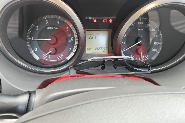 Used Toyota Prado  Odometer Close Up