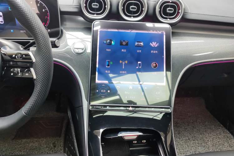 Used Mercedes-Benz C-Class 2024 Restyled C 260 L Sport Edition Audio And AC Panel