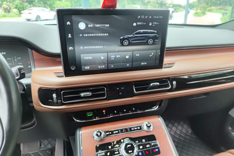 Used Lincoln Aviator 2020 3.0T V6 All-Wheel Drive Executive Version Audio And AC Panel